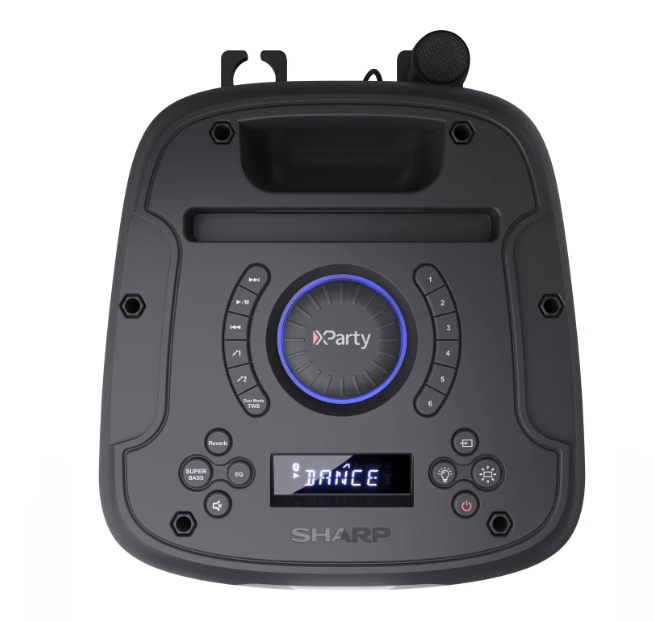 Sharp PS-949 Party Speaker with Built-in Battery | Sharp | Party Speaker | PS-949 XParty Street Beat | 132 W | Waterproof | Bluetooth | Black | Portable | Wireless connection