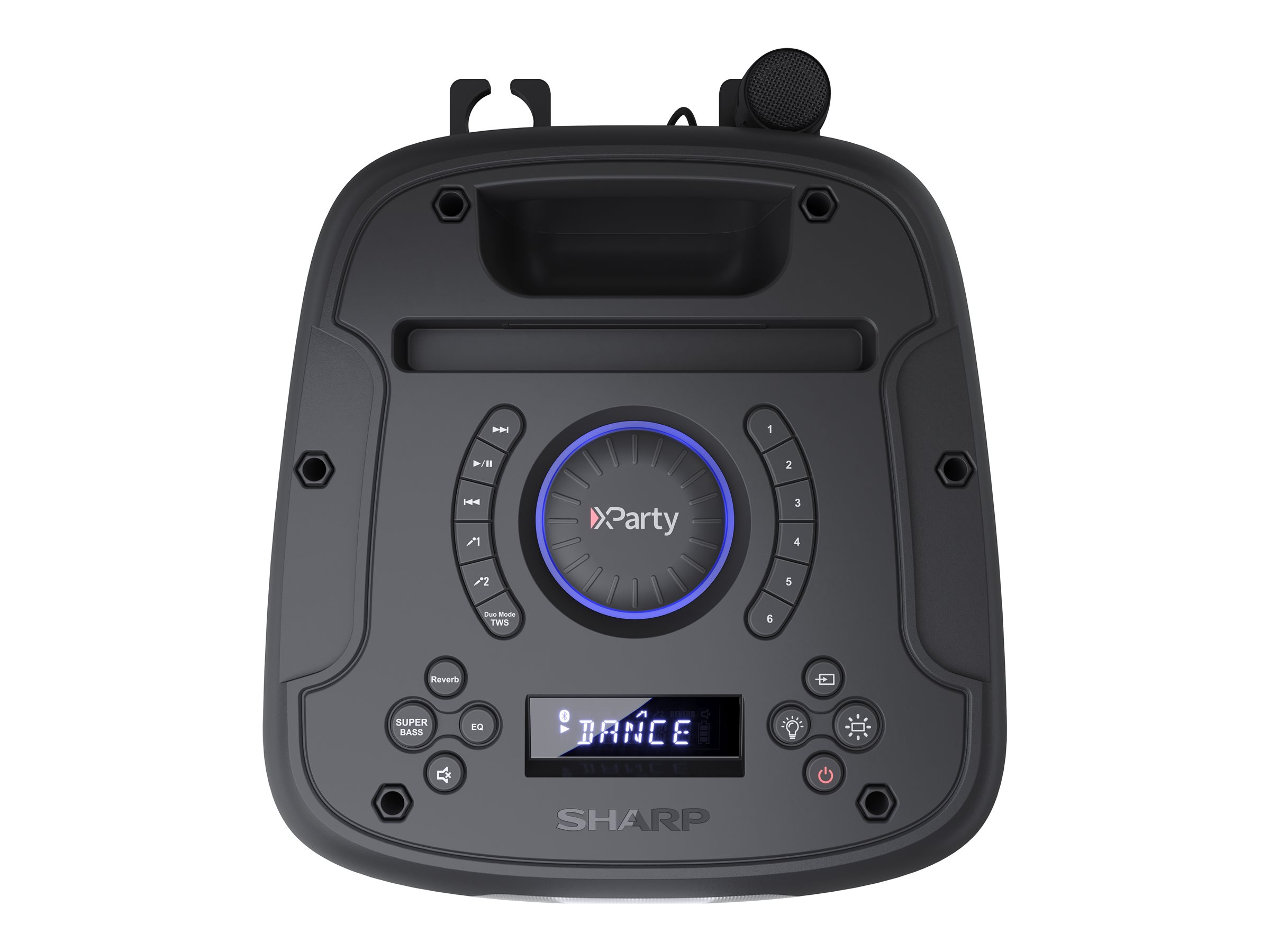 Sharp PS-949 Party Speaker with Built-in Battery | Sharp | Party Speaker | PS-949 XParty Street Beat | 132 W | Waterproof | Bluetooth | Black | Portable | Wireless connection