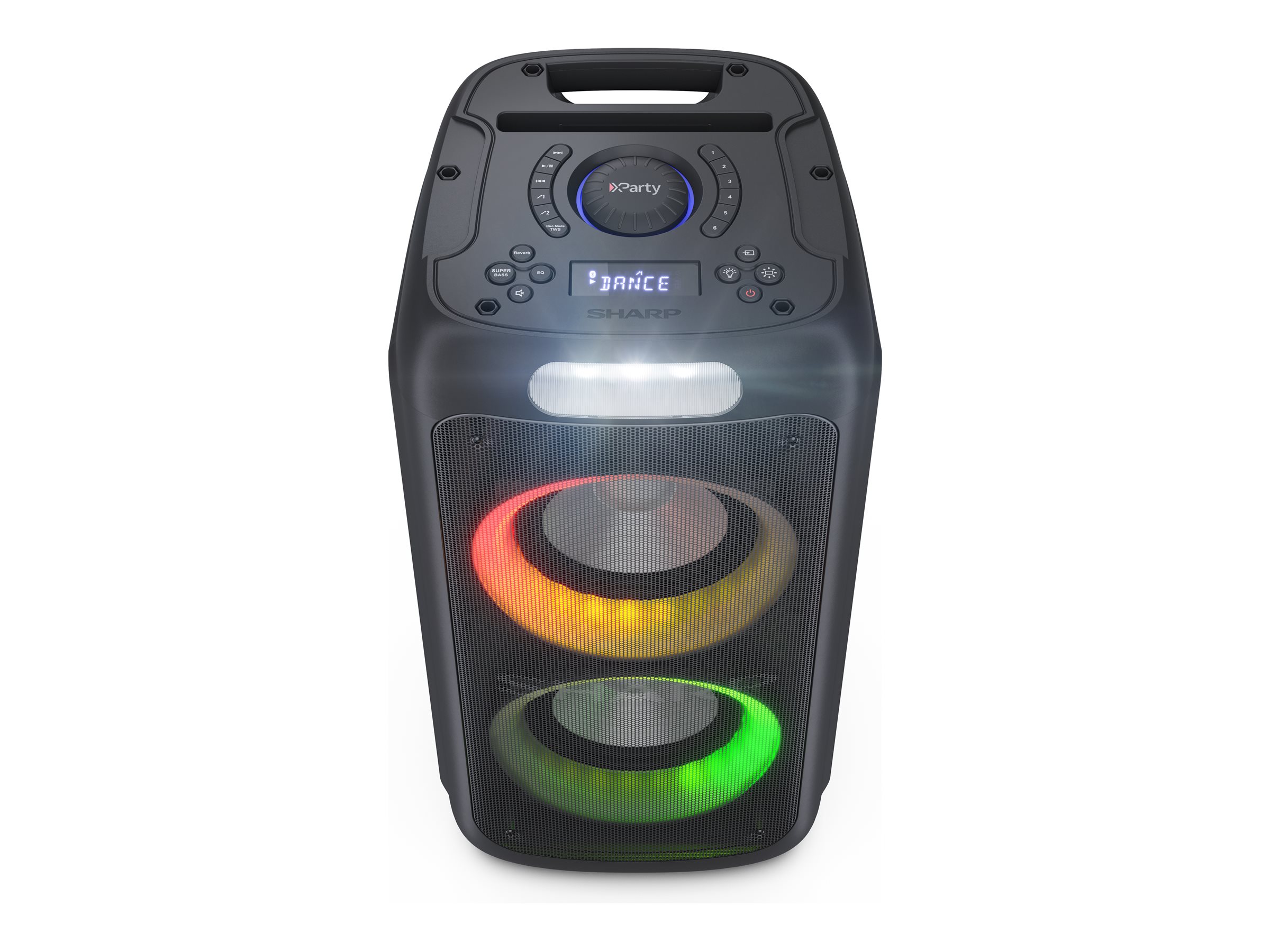 Sharp PS-949 Party Speaker with Built-in Battery | Sharp | Party Speaker | PS-949 XParty Street Beat | 132 W | Waterproof | Bluetooth | Black | Portable | Wireless connection