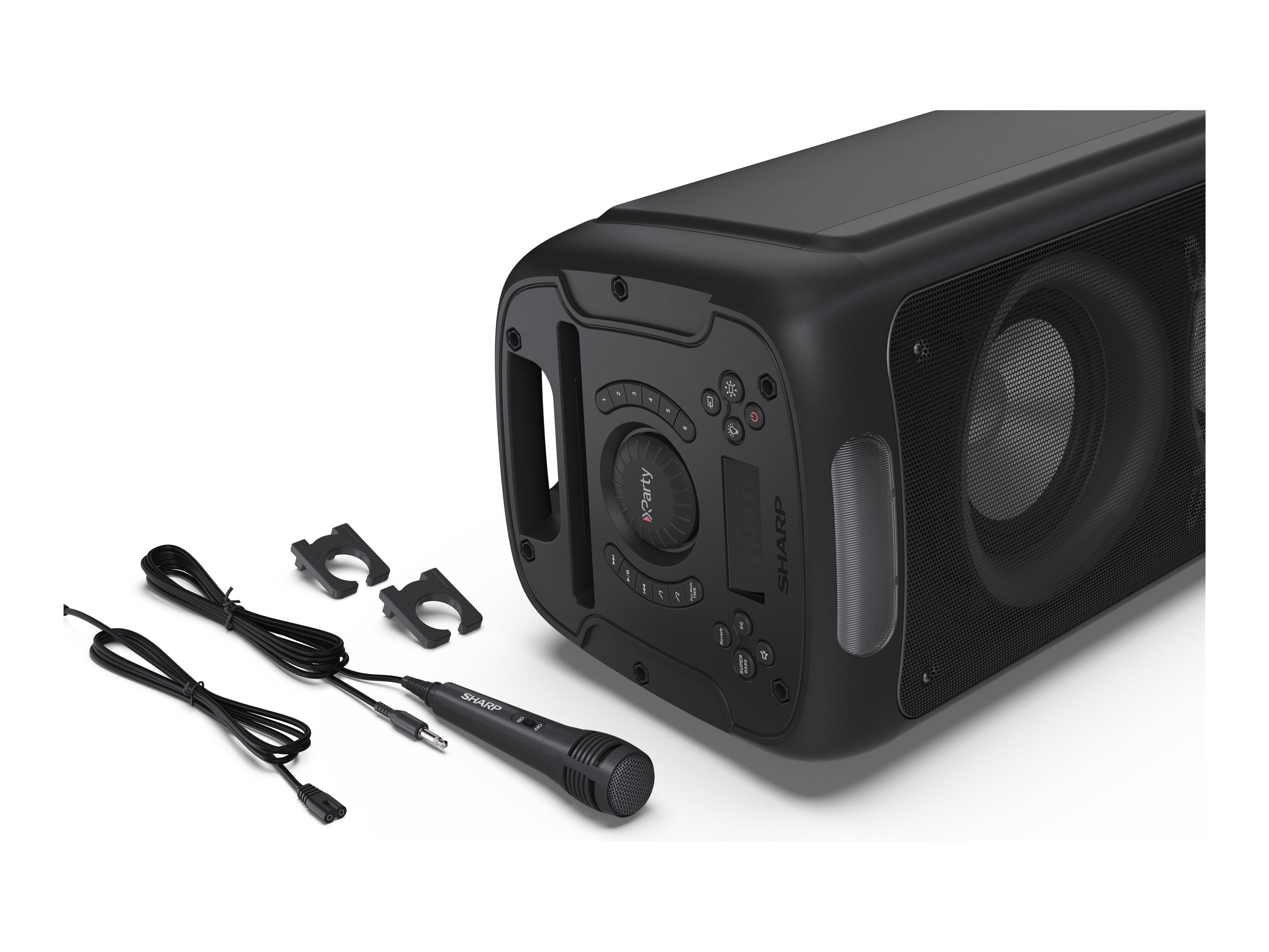 Sharp PS-949 Party Speaker with Built-in Battery | Sharp | Party Speaker | PS-949 XParty Street Beat | 132 W | Waterproof | Bluetooth | Black | Portable | Wireless connection