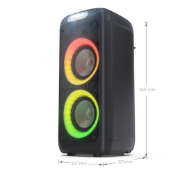 Sharp PS-949 Party Speaker with Built-in Battery | Sharp | Party Speaker | PS-949 XParty Street Beat | 132 W | Waterproof | Bluetooth | Black | Portable | Wireless connection