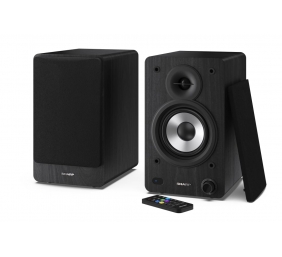 Sharp CP-SS30 Bookshelf Speakers, Black Sharp | Speakers | CP-SS30(BK) Bookshelf | 60 W | Bluetooth | Black | Wireless connection