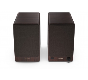 Sharp CP-SS30 Bookshelf Speakers, Brown | Sharp | Speakers | CP-SS30(BR) Bookshelf | 60 W | Bluetooth | Brown | Wireless connection