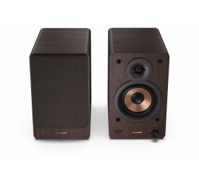 Sharp CP-SS30 Bookshelf Speakers, Brown | Sharp | Speakers | CP-SS30(BR) Bookshelf | 60 W | Bluetooth | Brown | Wireless connection