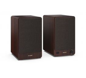 Sharp CP-SS30 Bookshelf Speakers, Brown | Sharp | Speakers | CP-SS30(BR) Bookshelf | 60 W | Bluetooth | Brown | Wireless connection