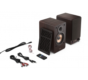 Sharp CP-SS30 Bookshelf Speakers, Brown | Sharp | Speakers | CP-SS30(BR) Bookshelf | 60 W | Bluetooth | Brown | Wireless connection