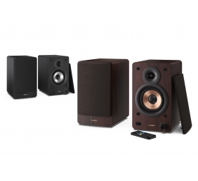 Sharp CP-SS30 Bookshelf Speakers, Brown | Sharp | Speakers | CP-SS30(BR) Bookshelf | 60 W | Bluetooth | Brown | Wireless connection