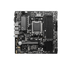 MSI | PRO B650M-P | Processor family AMD | Processor socket AM5 | DDR5 | Memory slots 4 | Supported hard disk drive interfaces 	SATA, M.2 | Number of SATA connectors 4 | Chipset AMD B650 | mATX