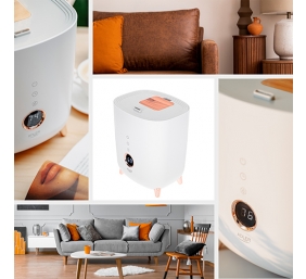 Adler | AD 7972 | Humidifier | 23 W | Water tank capacity 4 L | Suitable for rooms up to 35 m² | Ultrasonic | Humidification capacity 150-300 ml/hr | White