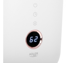 Adler | AD 7972 | Humidifier | 23 W | Water tank capacity 4 L | Suitable for rooms up to 35 m² | Ultrasonic | Humidification capacity 150-300 ml/hr | White
