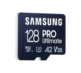 Samsung | MicroSD Card | PRO Ultimate | 128 GB | microSDXC Memory Card | Flash memory class U3, V30, A2 | SD adapter