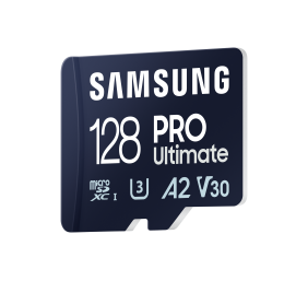 Samsung | MicroSD Card | PRO Ultimate | 128 GB | microSDXC Memory Card | Flash memory class U3, V30, A2 | SD adapter