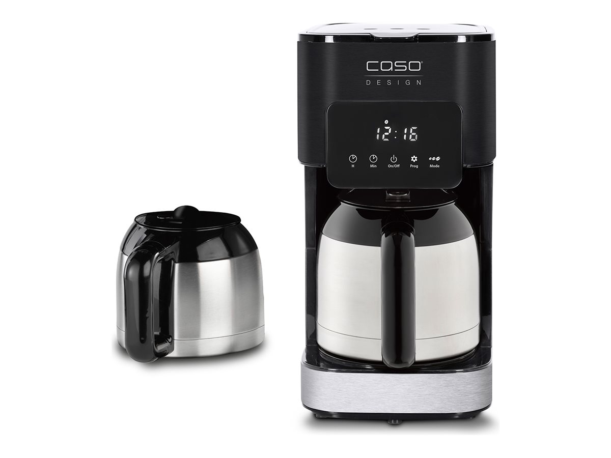 Caso | Coffee Maker with Two Insulated Jugs | Taste & Style Duo Thermo | Drip | 800 W | Black/Stainless Steel