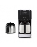 Caso | Coffee Maker with Two Insulated Jugs | Taste & Style Duo Thermo | Drip | 800 W | Black/Stainless Steel
