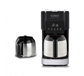 Caso | Coffee Maker with Two Insulated Jugs | Taste & Style Duo Thermo | Drip | 800 W | Black/Stainless Steel
