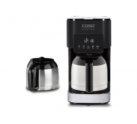 Caso | Coffee Maker with Two Insulated Jugs | Taste & Style Duo Thermo | Drip | 800 W | Black/Stainless Steel