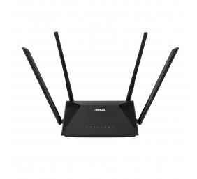 Wireless AX1800 Dual Band Gigabit Router, UK | RT-AX53U | 1201+600 Mbit/s | Mbit/s | Ethernet LAN (RJ-45) ports 4 | Mesh Support No | MU-MiMO Yes | No mobile broadband | Antenna type  External antenna x 4 | 36 month(s)