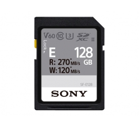 Sony | UHS-II SDXC Memory Card | SF-E | 128 GB | SDXC | Flash memory class 10, U3, V60