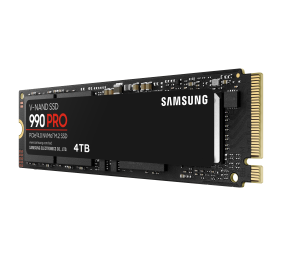 Samsung | 990 PRO | 4000 GB | SSD form factor M.2 2280 | Solid-state drive interface NVMe | Read speed 7450 MB/s | Write speed 6900 MB/s