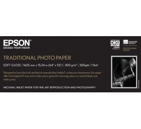 Traditional Photo Paper (64" x 15 m) | C13S045107 | 300 g/m² | Photo Paper