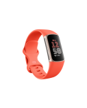 Charge 6 | Fitness tracker | NFC | Band - Coral; Case - Champagne Gold Aluminium