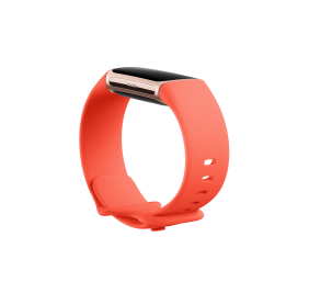 Charge 6 | Fitness tracker | NFC | Band - Coral; Case - Champagne Gold Aluminium