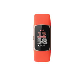 Charge 6 | Fitness tracker | NFC | Band - Coral; Case - Champagne Gold Aluminium