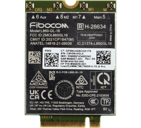 HP Intel XMM 7560 LTE Advanced PRO m.2 4G WWAN Cat 16 Mobile Broadband Cellular Modem (EliteBook 840 G10, x360 830 G10, ProBook 640 G10, 450 G10, ZBook 16 G10)