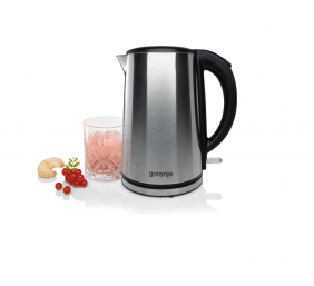 Gorenje | Kettle | K15DWS | Electric | 2200 W | 1.5 L | Stainless steel | 360° rotational base | Stainless Steel