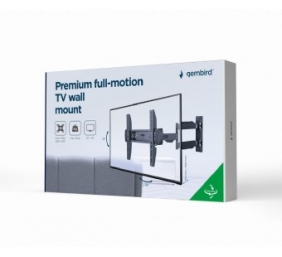 Gembird | Wall mount | WM-55ST-02 | Tilt, Swivel | 32-55 " | Maximum weight (capacity) 30 kg | Black
