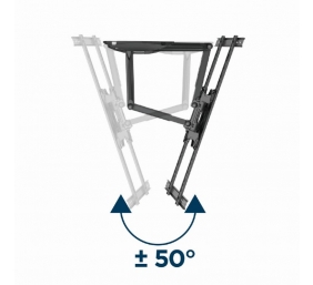 Gembird | Wall mount | WM-75ST-01 | Tilt, swivel, rotate | 32-75 " | Maximum weight (capacity) 45.5 kg | Black
