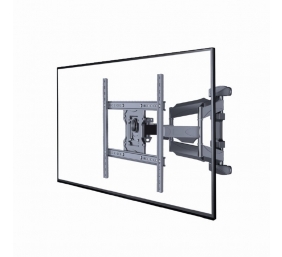 Gembird | Wall mount | WM-75ST-01 | Tilt, swivel, rotate | 32-75 " | Maximum weight (capacity) 45.5 kg | Black