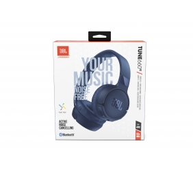 JBL Tune 660NC Belaidės/Laidinės ausinės, Bluetooth, 3.5mm jack, Mėlyna