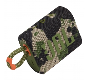 JBL Go 3 Nešiojama garso kolonėlė, Wireless, Bluetooth, Squad (Camouflage)