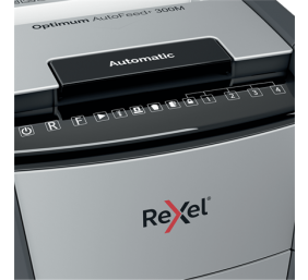 Rexel Optimum AutoFeed+ 300M Dokumentų naikiklis Micro-cut shredding 2x15 mm P-5 60L 55 dB