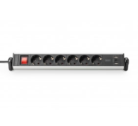 Digitus | Office Power Strip | DA-70624 | Silver/Black