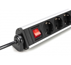 Digitus | Office Power Strip | DA-70624 | Silver/Black