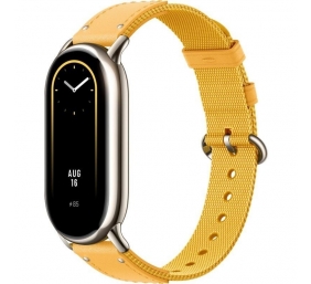 Xiaomi | Smart Band 8 Braided Strap | Yellow | Yellow | Strap material:  Nylon + leather | Adjustable length: 140-210mm