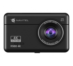 Navitel | Dashcam with Wi-Fi, GPS-informer, and digital speedometer | R980 4K | IPS display 3''; 854x480; Touchscreen | GPS (satellite) | Maps included