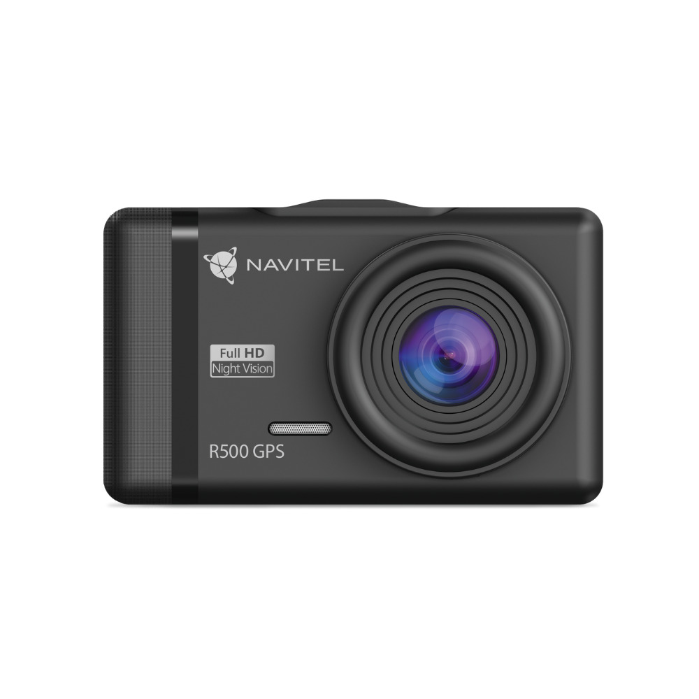 Navitel | Dashcam with high-quality shooting, digital speedometer, and GPS-informer | R500 GPS | IPS display 2.35''; 480х320 | GPS (satellite) | Maps included