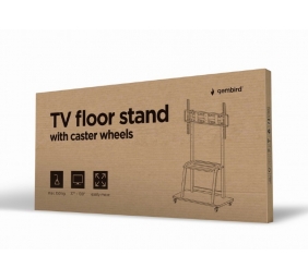 GEMBIRD TV floor stand with caster wheel