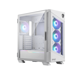 MSI MPG VELOX 100R White PC Case, Mid-Tower, USB 3.2, Audio-out, Mic-in | MSI