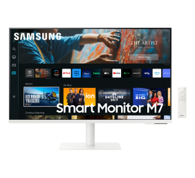 Samsung | 4K Smart monitor M70C with integrated apps | Samsung | S27CM703UU | LS27CM703UUXDU | 27 " | VA | 16:9 | 60 Hz | 4 ms | 3840 x 2160 pixels | 300 cd/m² | HDMI ports quantity 1 | White