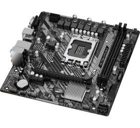 ASRock | H610M-HVS/M.2 R2.0 | Processor family Intel | Processor socket LGA1700 | DDR4 DIMM | Memory slots 2 | Supported hard disk drive interfaces SATA, M.2 | Number of SATA connectors 4 | Chipset H610 | Micro ATX