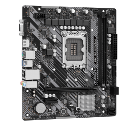 ASRock | H610M-HVS/M.2 R2.0 | Processor family Intel | Processor socket LGA1700 | DDR4 DIMM | Memory slots 2 | Supported hard disk drive interfaces SATA, M.2 | Number of SATA connectors 4 | Chipset H610 | Micro ATX