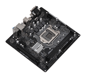 ASRock | Processor family Intel | Processor socket 1200 | DDR4 DIMM | Memory slots 2 | Supported hard disk drive interfaces SATA | Number of SATA connectors 4 | Chipset Intel H470 | Micro ATX