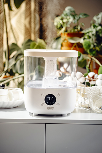 Camry | CR 7973w | Humidifier | 23 W | Water tank capacity 5 L | Suitable for rooms up to 35 m² | Ultrasonic | Humidification capacity 100-260 ml/hr | White