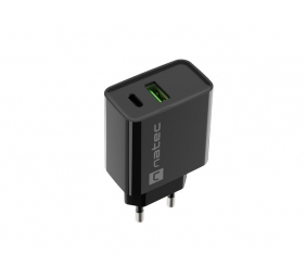 Natec Ribera USB Charger, 1xUSB-A, 1x USB-C, 20 W | NUC-2062