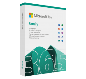 Microsoft | 365 Family | 6GQ-01897 | M365 Family | FPP | License term 1 year(s) | English | EuroZone Medialess