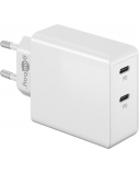 Goobay | 61758 | Dual USB-C PD Fast Charger (36 W)